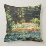 Bridge Over The Water Lily Pond by Claude Monet Pillows