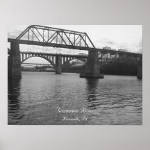 Bridge Over TN River Poster