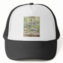 Bridge Over Water Lilies Pond - Claude Monet Mesh Hat
