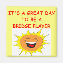 BRIDGE player Refrigerator Magnet