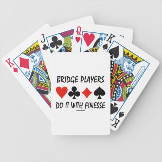 Bridge Players Do It With Finesse Four Card Suits Bicycle Card Decks