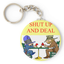 bridge poker card player game design keychains