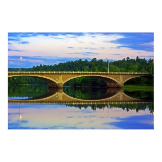 Bridge Reflection print