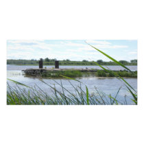 Bridge Ruin Photo Greeting Card