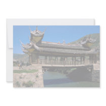 Bridge, Songpan, Sichuan Province, China Invite