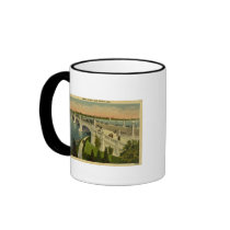 Bridge to Belle Isle Detroit, Michigan, Vintage Coffee Mug