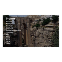 Bridge to the Old Quarter, Ronda, Spain Business Card