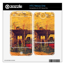 Bridge under construction by Alfred Sisley HTC Nexus One Decals