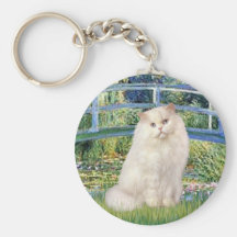 Bridge - White Persian cat Keychains