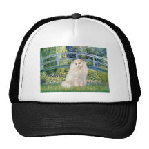 Bridge - White Persian cat Trucker Hat
