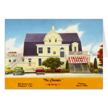 Bridgeport Connecticut Restaurant 405 Seaview Ave Greeting Card