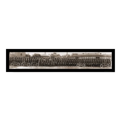Bridgeport, CT Police Photo 1914 Poster by lc_panoramicphotos