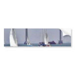Bridges Bays Coronado Sailboats Ocean Sails Bumper Sticker