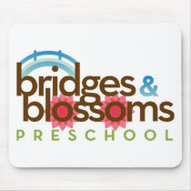 Bridges & Blossoms Preschool mousepads by joeythehutt Bridges & Blossoms Preschool mousepads