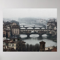 Bridges of Florence Italy Print