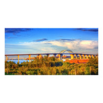 Bridges over the Bay Customized Photo Card