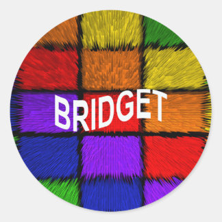 Bridget Stickers | Zazzle