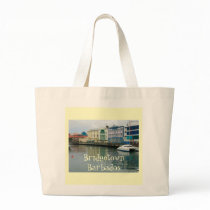 Bridgetown, Barbados Tote Bags