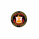 Bridgewater, United States flag Acrylic Cut Out