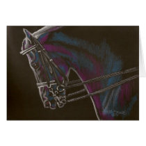 Bridle on Black cards by foxbrush Bridle on Black cards