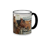 Bridled Horse Heads Coffee Mug