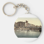 Bridlington, the harbor, from south pier, Yorkshir Keychains