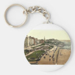 Bridlington, the parade (i.e., promenade), Yorkshi Key Chains