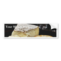 Brie Cheese And Crackers Bumper Sticker