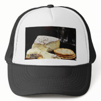 Brie Cheese And Crackers Trucker Hats