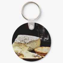 Brie Cheese And Crackers keychains