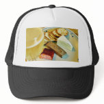 Brie Cheese Salmon Smoked Pate Crackers Champagne hats