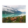 Brienz Switzerland & bluish green lake Brienzersee Post Cards