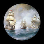 Brig Mercury Attacked by Two Turkish Ships magnets