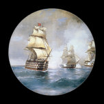 Brig Mercury Attacked by Two Turkish Ships magnets
