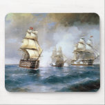 Brig Mercury Attacked by Two Turkish Ships mousepads