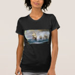 Brig Mercury Attacked by Two Turkish Ships t-shirts