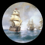 Brig Mercury Attacked by Two Turkish Ships stickers