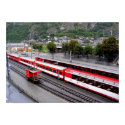 Brig station in Switzerland posters by ANGELHELEN Brig station in Switzerland posters