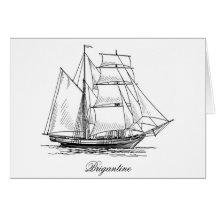 Brigantine Greeting Card