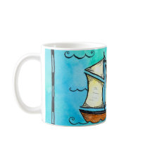 Brigantine Pirate Sailing Ship Mug