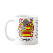 Briggs Family Coat of Arms mug