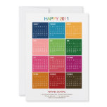 Bright 2011 Business Calendar Cards - Bold - Invitations