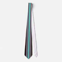 Bright 60s Retro Stripes Necktie