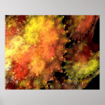 Bright abstract formation, Halima Ahkdar posters