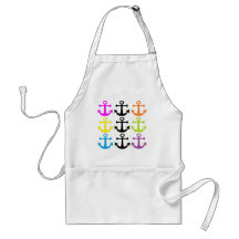 Bright Anchors Apron