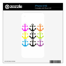 Bright Anchors Decal For The iPhone 4S