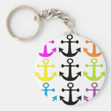 Bright Anchors Key Chains