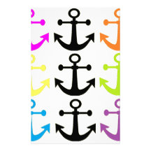 Bright Anchors Stationery Paper