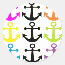 Bright Anchors Sticker