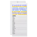 Bright and Bold 2012 Calendar - April rack cards